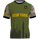 New York Giants xx U.S. Army 250th Celebration Night Game 3D T-Shirt Limited 2026 Custom Your Name