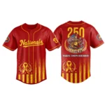 Washington Nationals x US Marine Corps 250th Birthday Tribute 3D Baseball Jersey Limited 2026