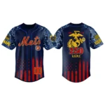 New York Mets x USMC 250th Anniversay 3D Baseball Jersey Limited 2026 Custom Name & Number