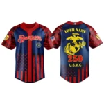 Milwaukee Brewers x USMC 250th Birthday 3D Baseball Jersey Limited 2026 Custom Your Name
