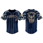 Pittsburgh Pirates x US Navy 250th Birthday 3D Baseball Jersey Limited 2026