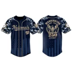 Washington Nationals x US Navy 250th Birthday 3D Baseball Jersey Limited 2026