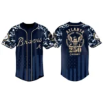 Atlanta Braves x US Navy 250th Birthday 3D Baseball Jersey Limited 2026