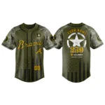 Atlanta Braves x US Army 250th Birthday 3D Baseball Jersey Limited 2026 Custom Name & Number