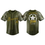 Atlanta Braves x US Army 250th Birthday 3D Baseball Jersey Limited 2026