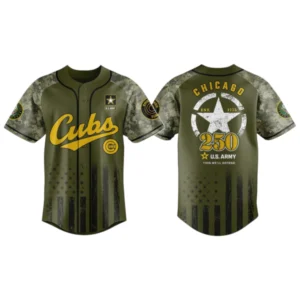 Chicago Cubs x US Army 250th Birthday 3D Baseball Jersey Limited 2026
