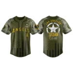 Los Angeles Angels x US Army 250th Birthday 3D Baseball Jersey Limited 2026
