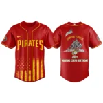 Pittsburgh Pirates x Marine Corps 250th Birthday Semper Fidelis 3D Baseball Jersey Limited 2026
