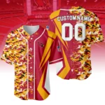 Arizona Cardinals 3D Baseball Jersey Custom Name & Number
