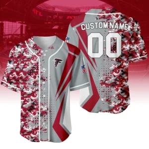 Atlanta Falcons 3D Baseball Jersey Custom Name & Number