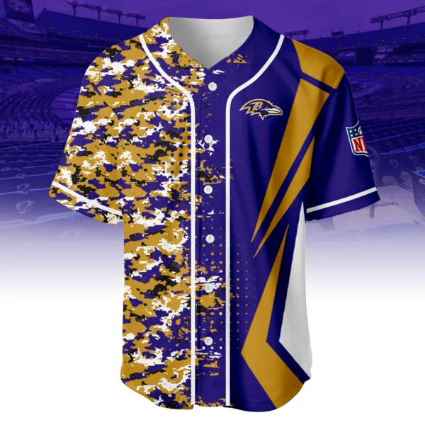 Baltimore Ravens 3D Baseball Jersey Custom Name & Number