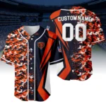 Chicago Bears 3D Baseball Jersey Custom Name & Number