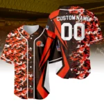 Cleveland Browns 3D Baseball Jersey Custom Name & Number