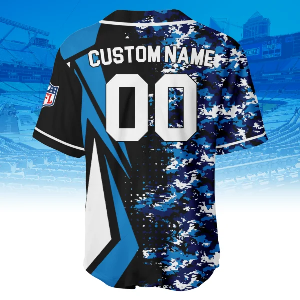Carolina Panthers 3D Baseball Jersey Custom Name & Number