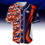 Denver Broncos 3D Baseball Jersey Custom Name & Number