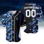 Dallas Cowboys 3D Baseball Jersey Custom Name & Number