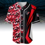 Houston Texans 3D Baseball Jersey Custom Name & Number
