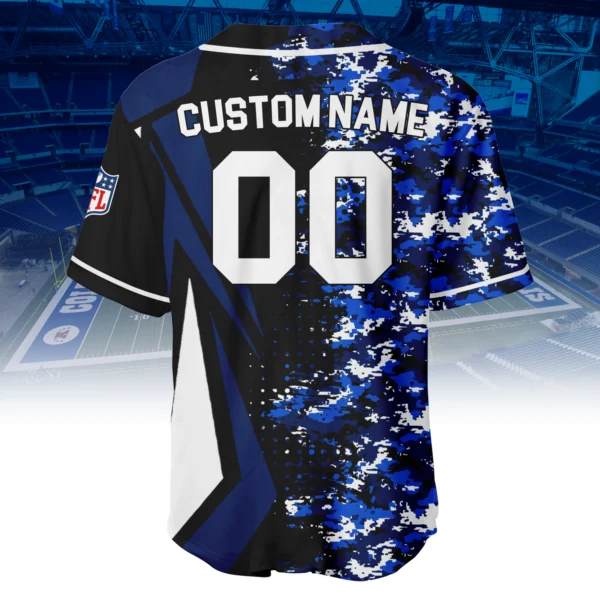 Indianapolis Colts 3D Baseball Jersey Custom Name & Number