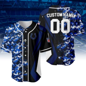 Indianapolis Colts 3D Baseball Jersey Custom Name & Number