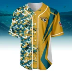 Jacksonville Jaguars 3D Baseball Jersey Custom Name & Number