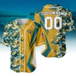 Jacksonville Jaguars 3D Baseball Jersey Custom Name & Number