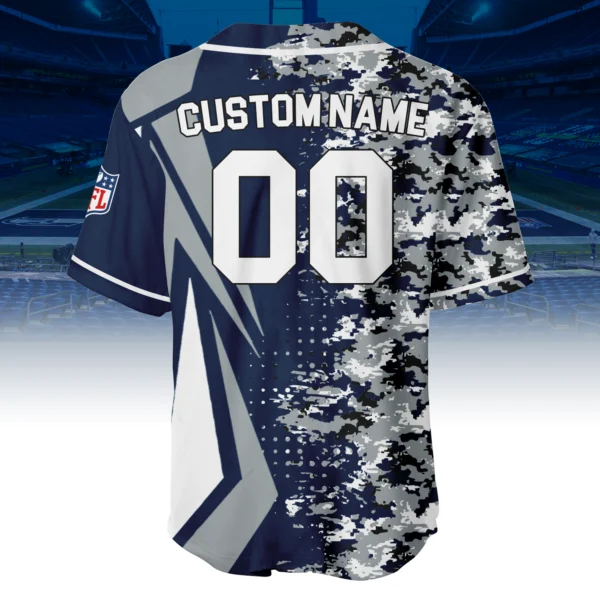 Seattle Seahawks 3D Baseball Jersey Custom Name & Number