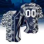 Seattle Seahawks 3D Baseball Jersey Custom Name & Number