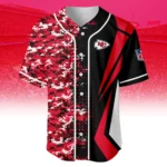 Kansas City Chiefs 3D Baseball Jersey Custom Name & Number