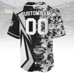 Las Vegas Raiders 3D Baseball Jersey Custom Name & Number