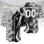 Las Vegas Raiders 3D Baseball Jersey Custom Name & Number