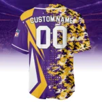 Minnesota Vikings 3D Baseball Jersey Custom Name & Number