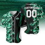 New York Jets 3D Baseball Jersey Custom Name & Number