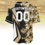New Orleans Saints 3D Baseball Jersey Custom Name & Number