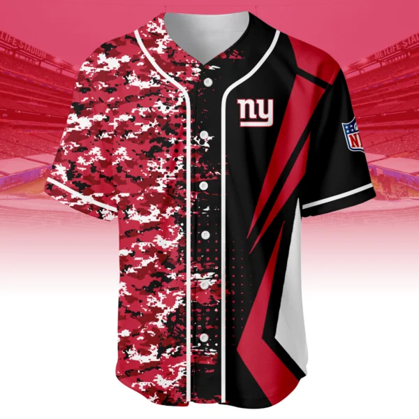 New York Giants 3D Baseball Jersey Custom Name & Number