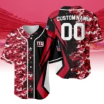 New York Giants 3D Baseball Jersey Custom Name & Number