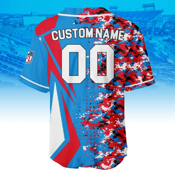 Tennessee Titans 3D Baseball Jersey Custom Name & Number