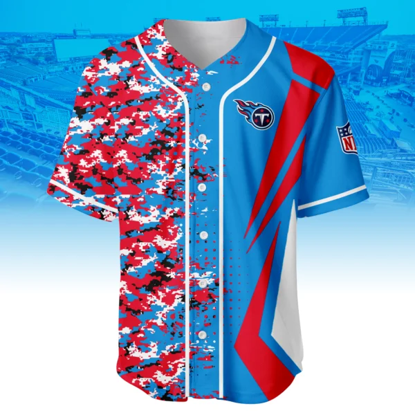 Tennessee Titans 3D Baseball Jersey Custom Name & Number