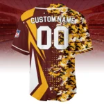 Washington Commanders 3D Baseball Jersey Custom Name & Number