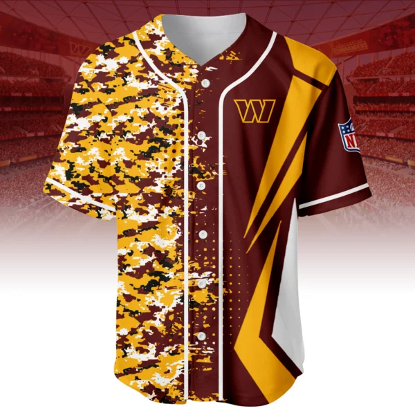 Washington Commanders 3D Baseball Jersey Custom Name & Number