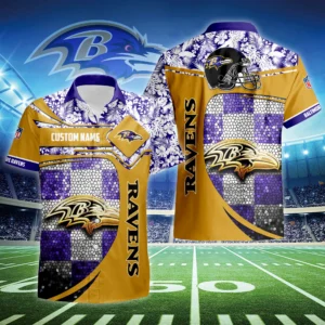 Baltimore Ravens 3D Hawaiian Shirt 2026 Limited Custom Name