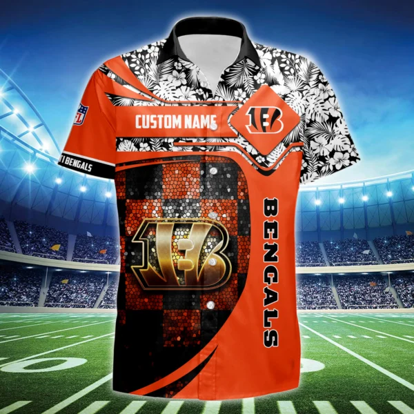 Cincinnati Bengals 3D Hawaiian Shirt 2026 Limited Custom Name