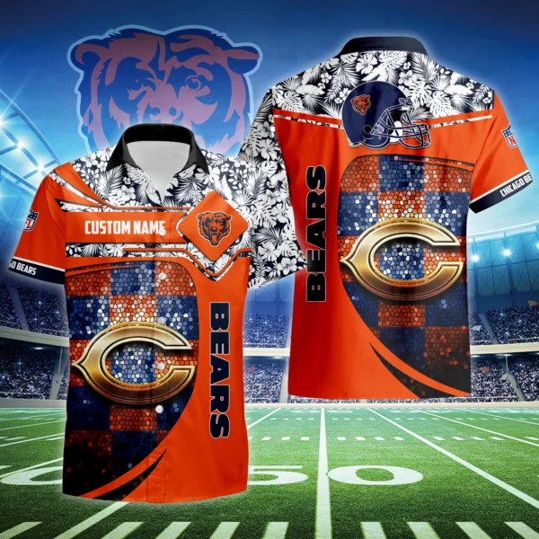 Chicago Bears 3D Hawaiian Shirt 2026 Limited Custom Name