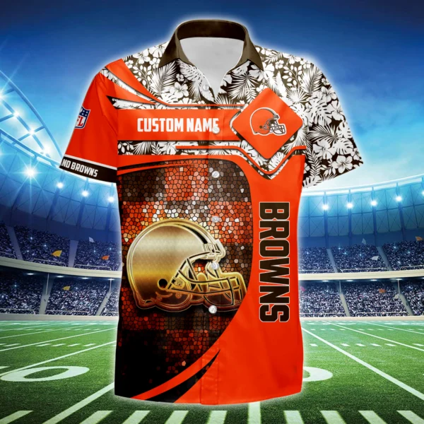 Cleveland Browns 3D Hawaiian Shirt 2026 Limited Custom Name