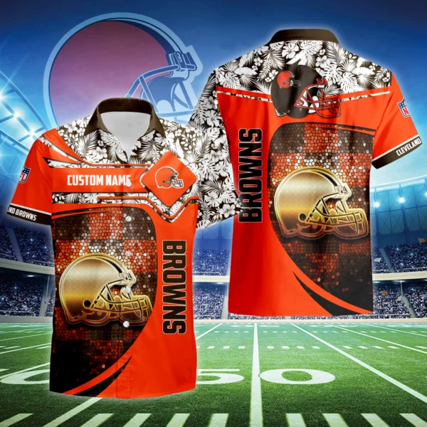 Cleveland Browns 3D Hawaiian Shirt 2026 Limited Custom Name