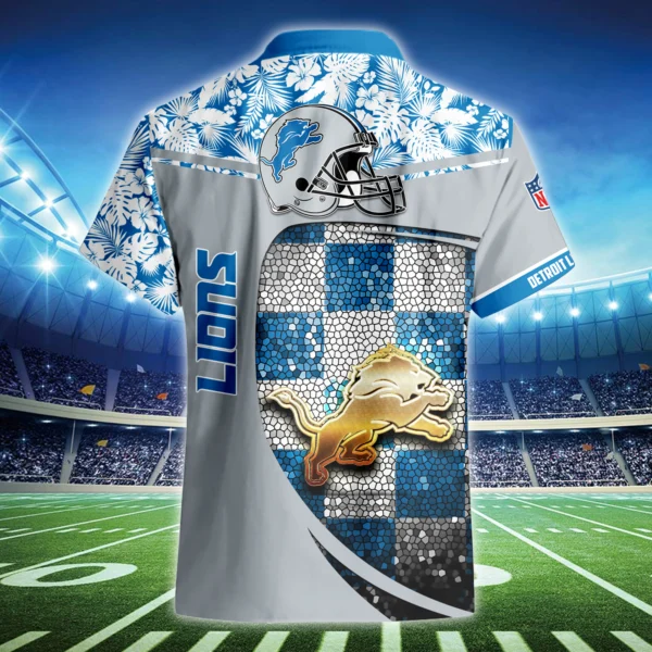 Detroit Lions 3D Hawaiian Shirt 2026 Limited Custom Name