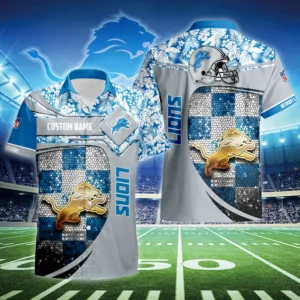 Detroit Lions 3D Hawaiian Shirt 2026 Limited Custom Name