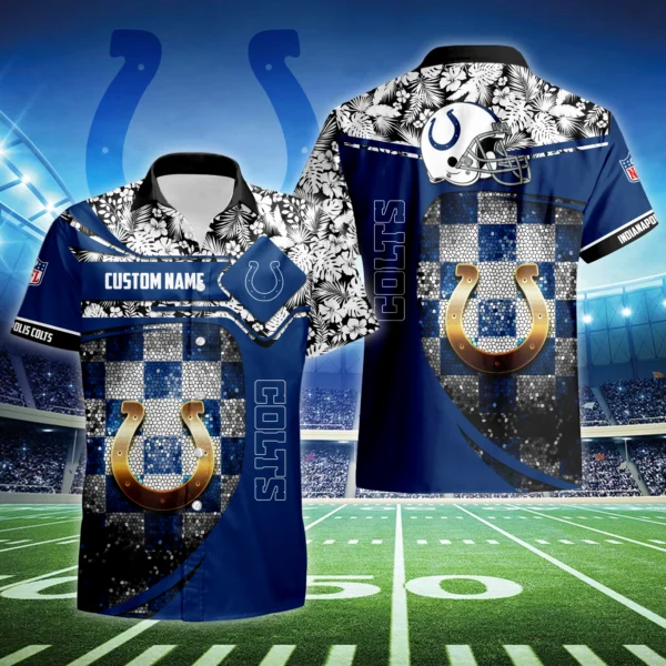Indianapolis Colts 3D Hawaiian Shirt 2026 Limited Custom Name