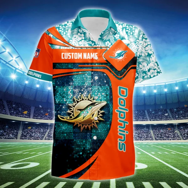 Miami Dolphins 3D Hawaiian Shirt 2026 Limited Custom Name