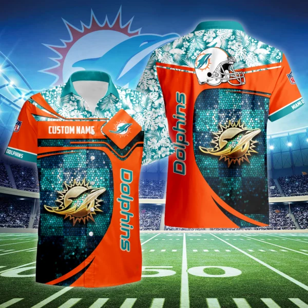 Miami Dolphins 3D Hawaiian Shirt 2026 Limited Custom Name