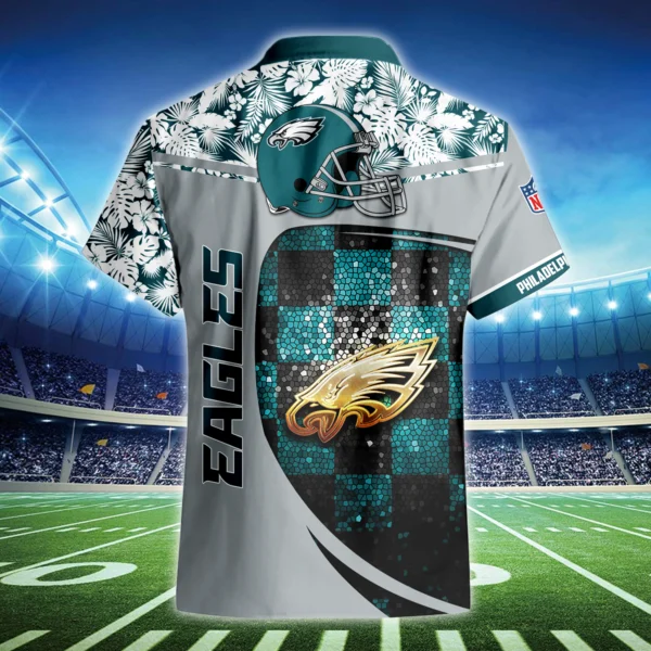 Philadelphia Eagles 3D Hawaiian Shirt 2026 Limited Custom Name